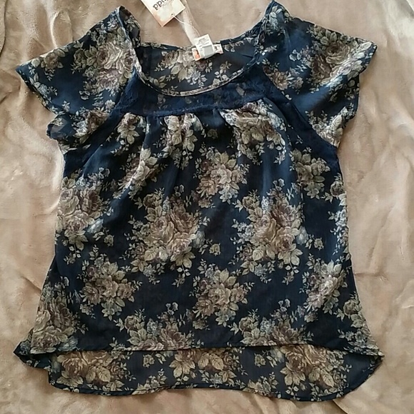 NWT sheer blouse