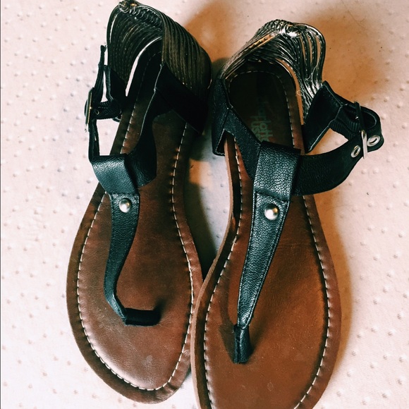 Black sandals
