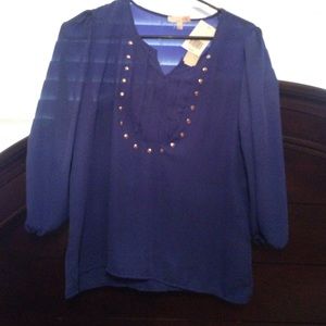 Royal blue Gianni Bini top