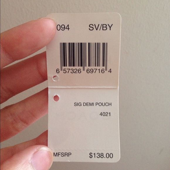 Purple Coach purse - Picture 3 of 4