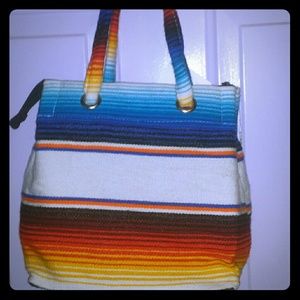 Serape colorful purse nwt