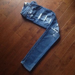 New Abercrombie ripped skinny jeans