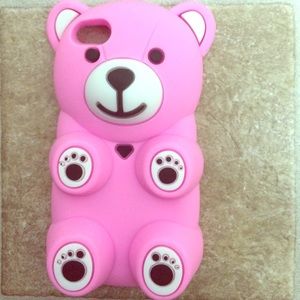 Pink Bear Iphone Case
