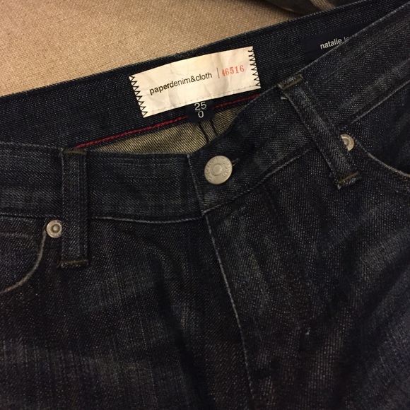 Paper denim and cloth jeans
