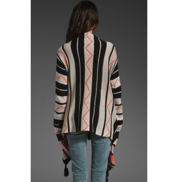 BB Dakota Open Front Tribal Sweater - Picture 2 of 2