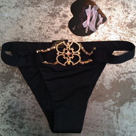 BeachBunny Swimwear Black American Woman Bottom