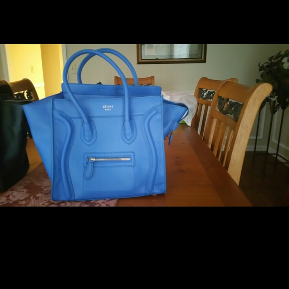 Cobalt Blue Luggage Mini Handbag