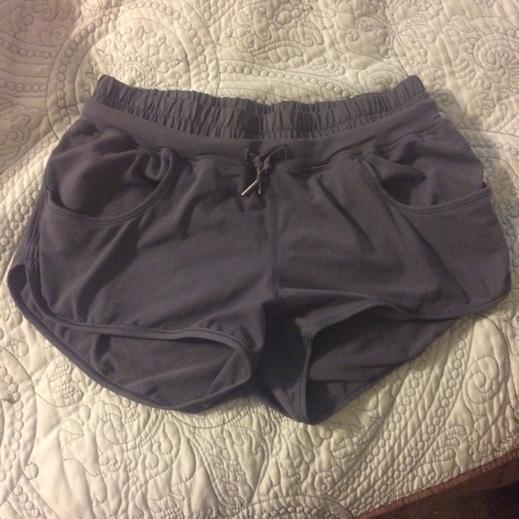 Grey lululemon shorts