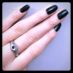 Evil Eye Silver Ring