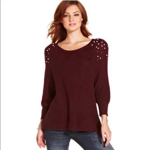 Jessica Simpson Pearl Knit Sweater