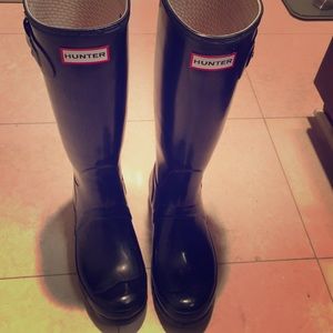 Hunter boots EU38 black.