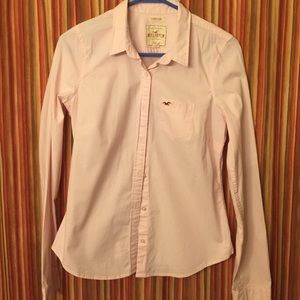 Light pink Hollister Button Up