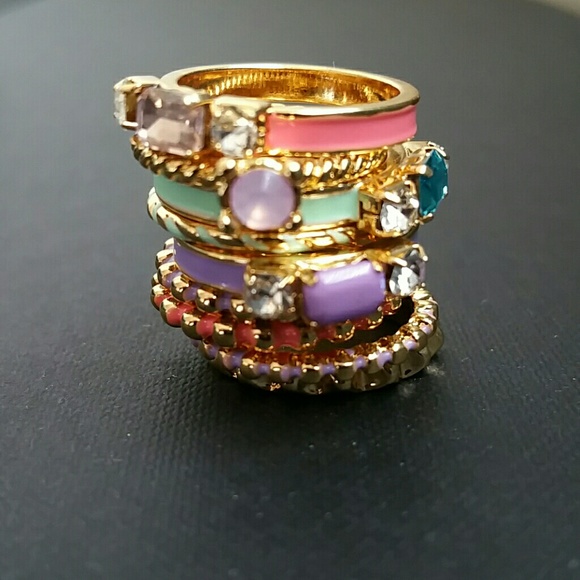 9 stack rings.