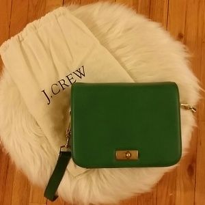 J. Crew crossbody bag, green