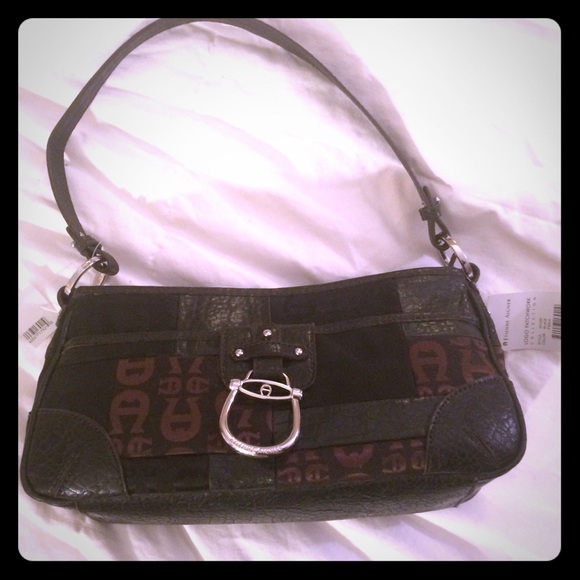 Etienne Aigner 🖤 black patchwork purse