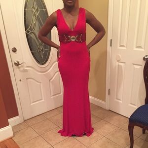 Red Jovani evening gown