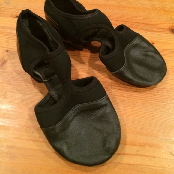 Black dance shoes