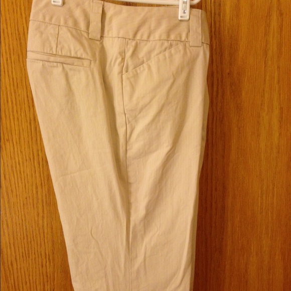 Pin striped cream dress pants