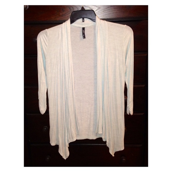 Light blue cardigan