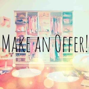 All reasonable offers accepted!