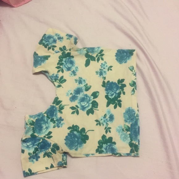 Floral crop top