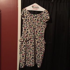 Betsey Johnson Peplum dress