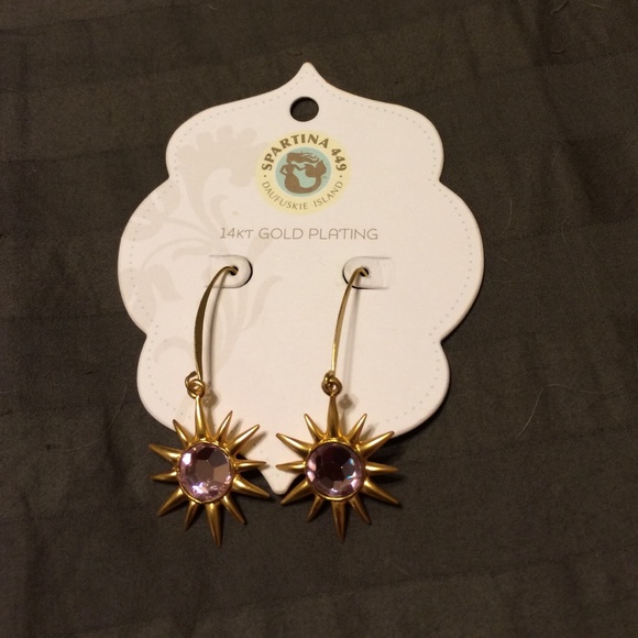 14k gold plated star earrings