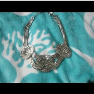 Never worn Amazing silver necklace!  Wow!