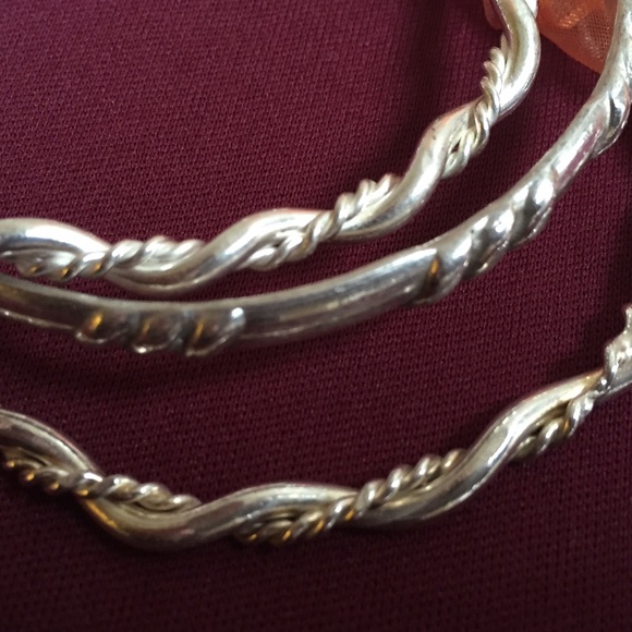 Three Silver Bracelets - Picture 2 of 2