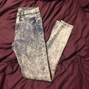 BDG Acid Wash High Rise Twig Denim