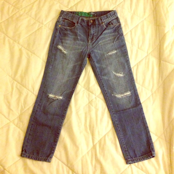 Roxy distressed boyfriend jeans