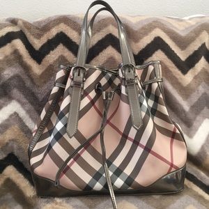 Burberry nova check tote