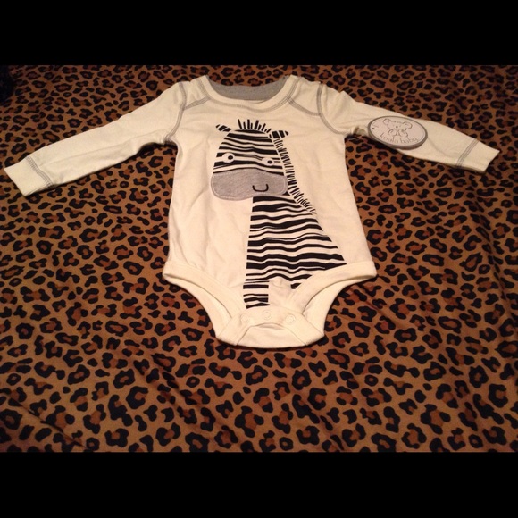 9 month CUTE zebra onesie ; new with tags