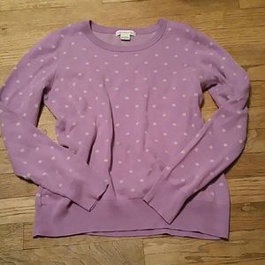 Polka dotted sweater!