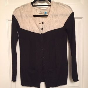 Anthropologie Two Toned Sparrow Sweater
