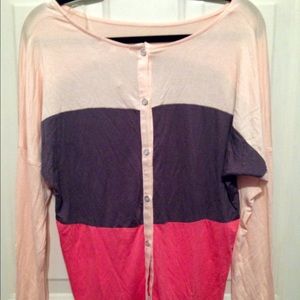 Women's New Medium  multi color button down top