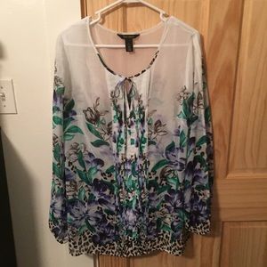 WHBM pattern tunic