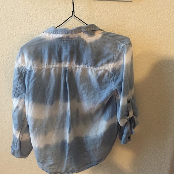Crop button up boho tie dye - Picture 3 of 3