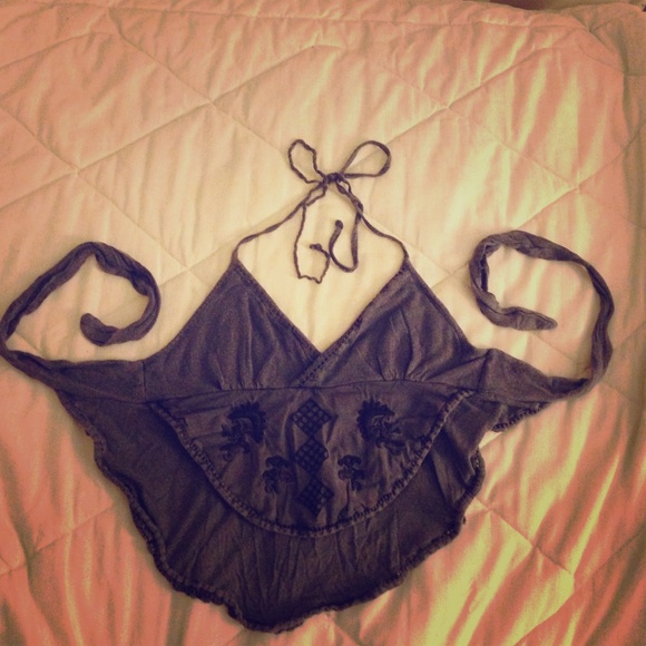 Urban outfitters gray halter top