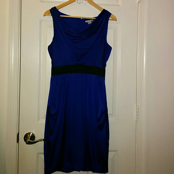 Cute h&m royal blue dress with pockets