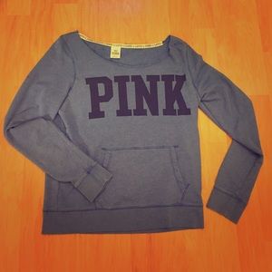 Victoria secrets pink blue sweater