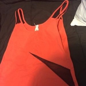 Urban Outfitters Coral Mesh Dress