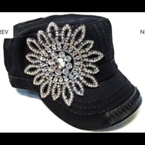 Olive &pique black Hat