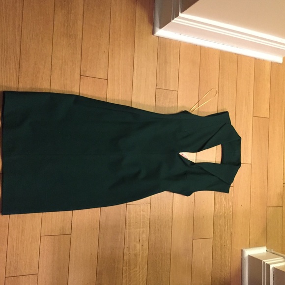 Sale!! Catherine malandrino dark green dress - Picture 2 of 3