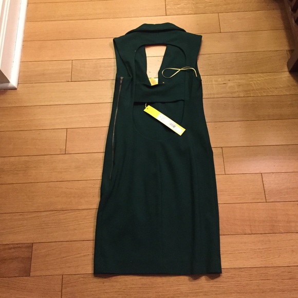 Sale!! Catherine malandrino dark green dress - Picture 3 of 3