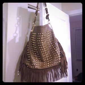 🌟Studded Fringed Bebe Large Purse🌟