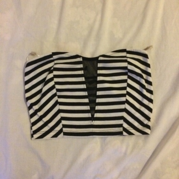 SOLD❗️Love Culture Striped Crop Top