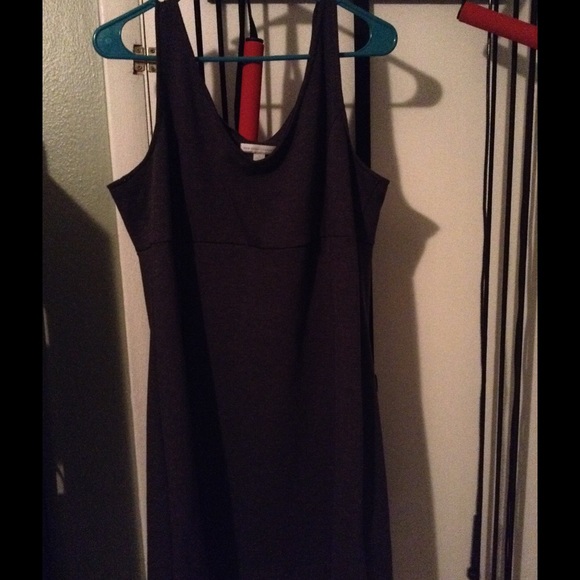 Gray work or casual dress