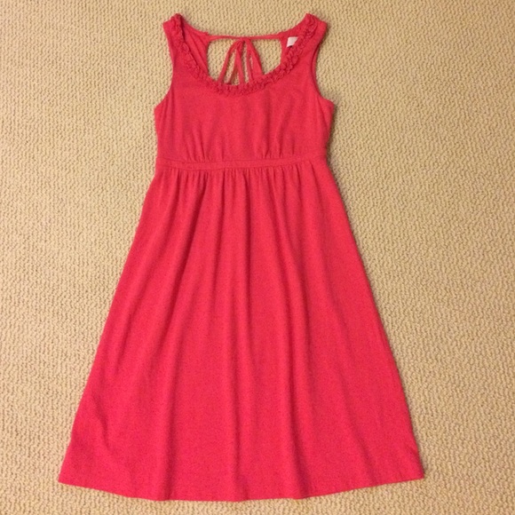 LOFT Dresses & Skirts - Pink Loft Scoopneck dress