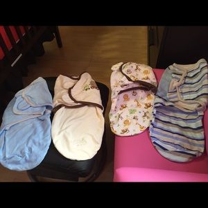 4 Swaddles/sleep sack